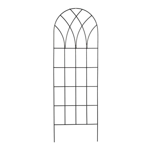 60-inch Gothic Arch Top Metal Wall Trellis for Home Garden