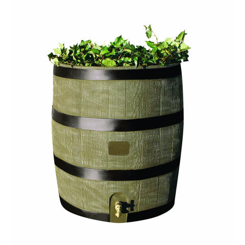 2-in-1 Rain Barrel Planter